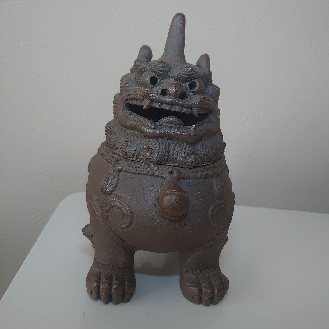 古琉球 獅子香炉 沖縄 壺屋 シーサー シーサー 沖縄 古琉球 琉球古典焼